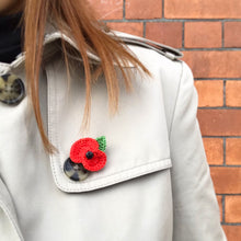 Load image into Gallery viewer, Cotton Poppy Hair Clip