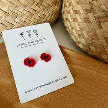 Load image into Gallery viewer, Poppy Earrings - Charity Donation
